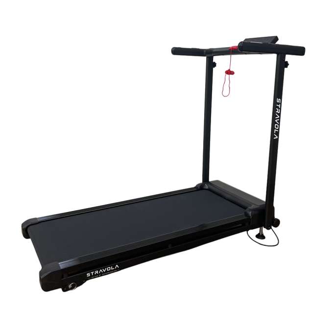 STRAVOLA Electric Folding Home Treadmill for Walking and Running up to 12 km/h