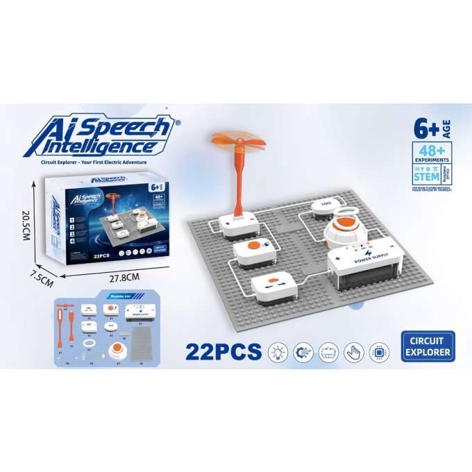 Small Electronics &amp; EE Voice Control Educational Set 22 pcs