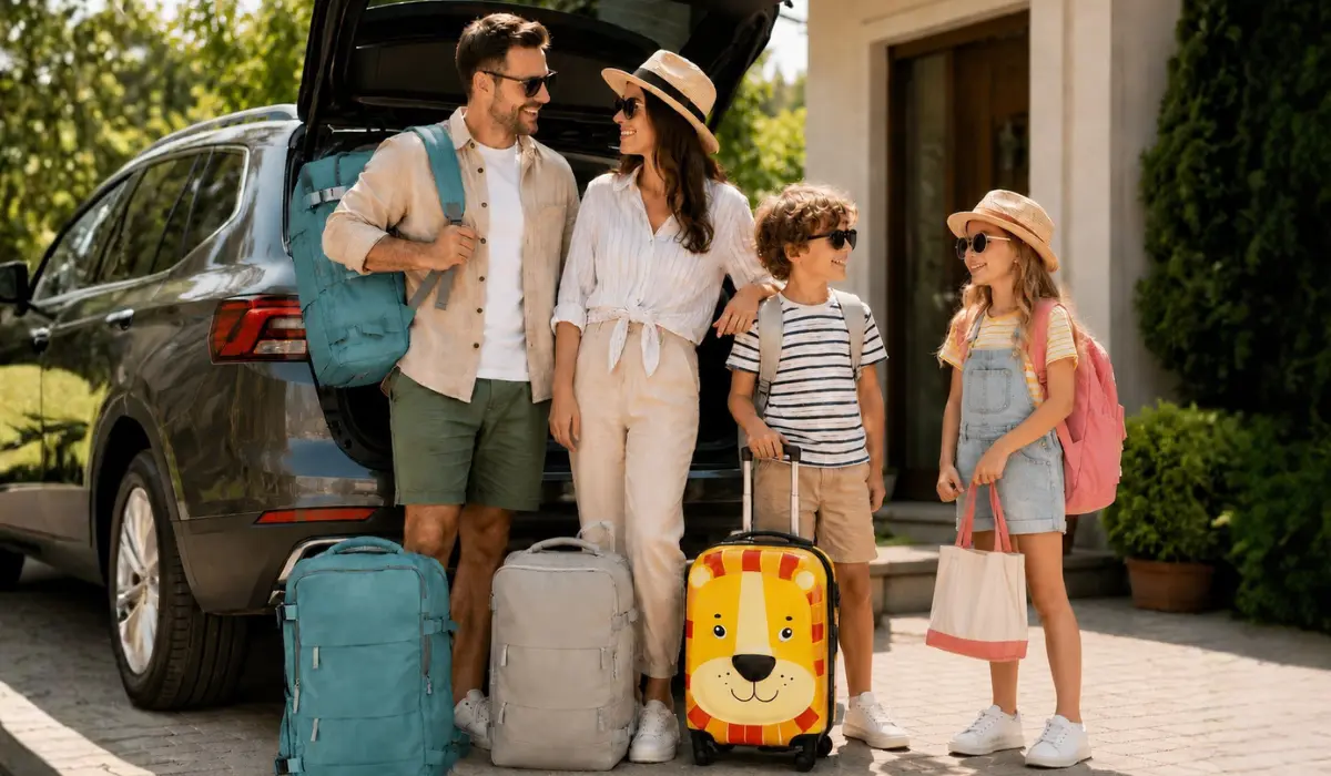 Kampania podróż i akcesoria travel