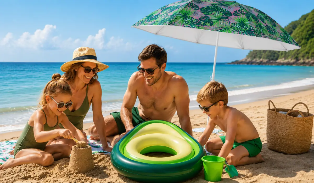 Kampania plaża i sezon wodny