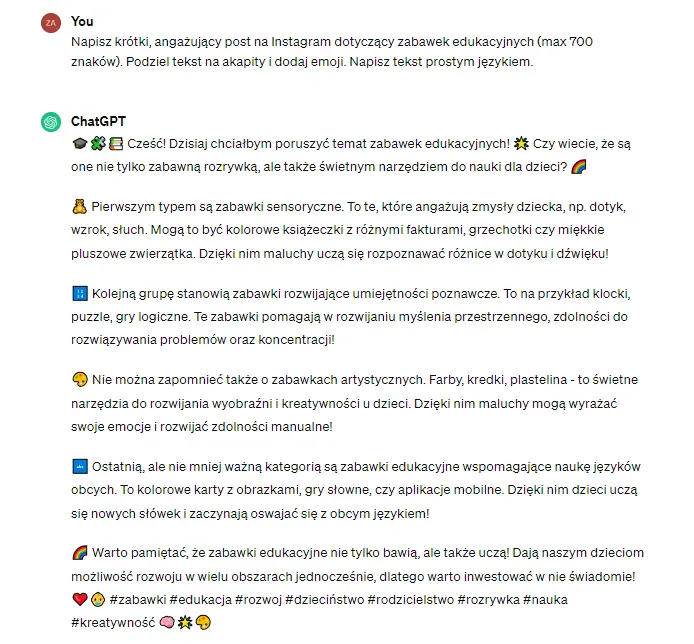 Post o zaletach i rodzajach zabawek edukacyjnych wspierających rozwój dziecka.