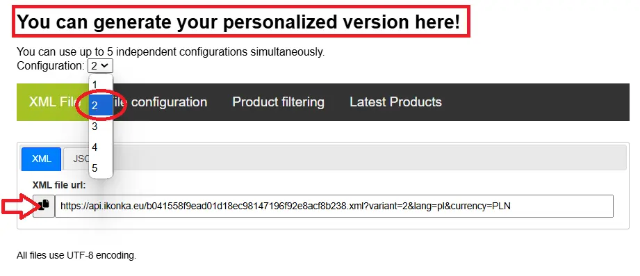 download your personalized version